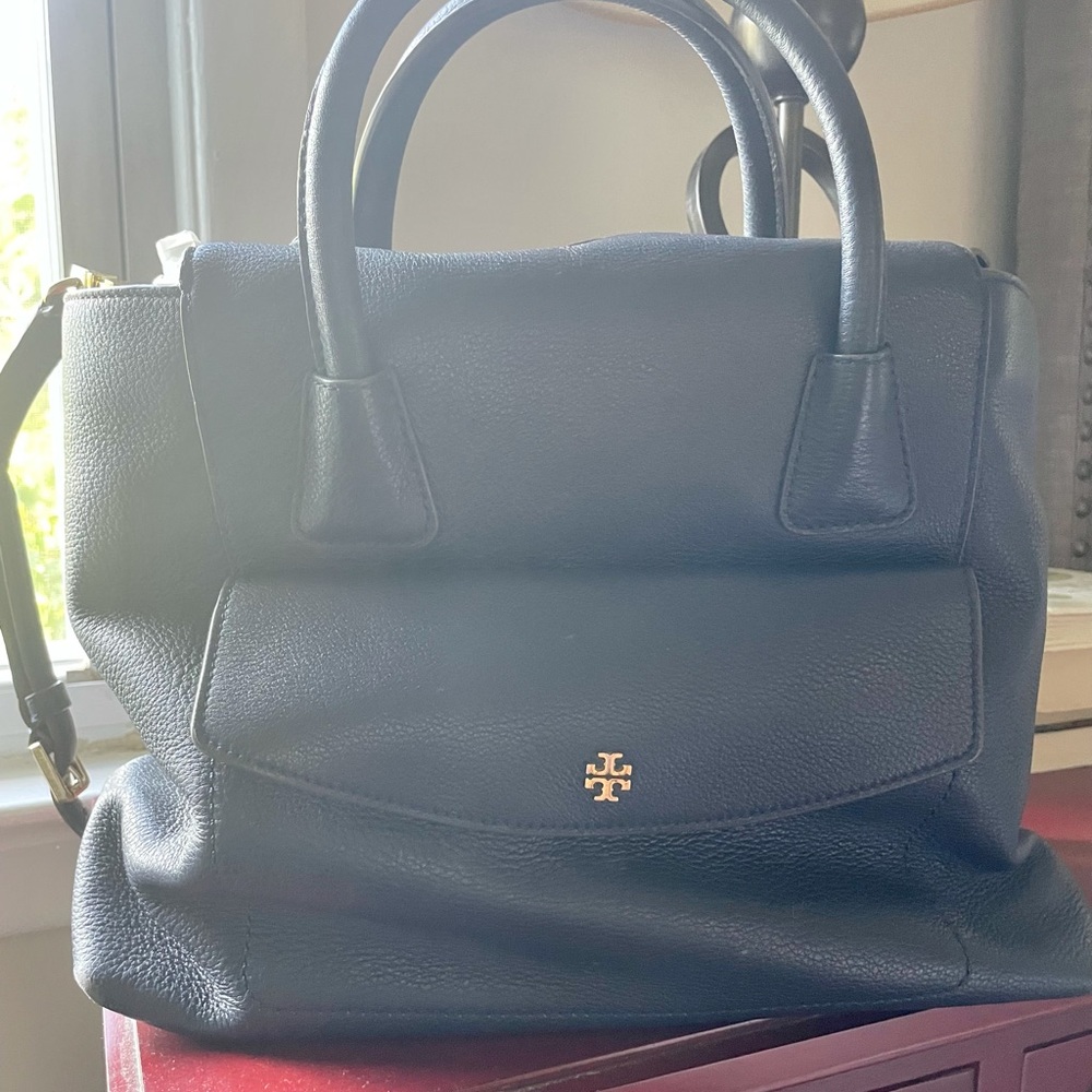 Tory Burch Blue Top Handle Handbag